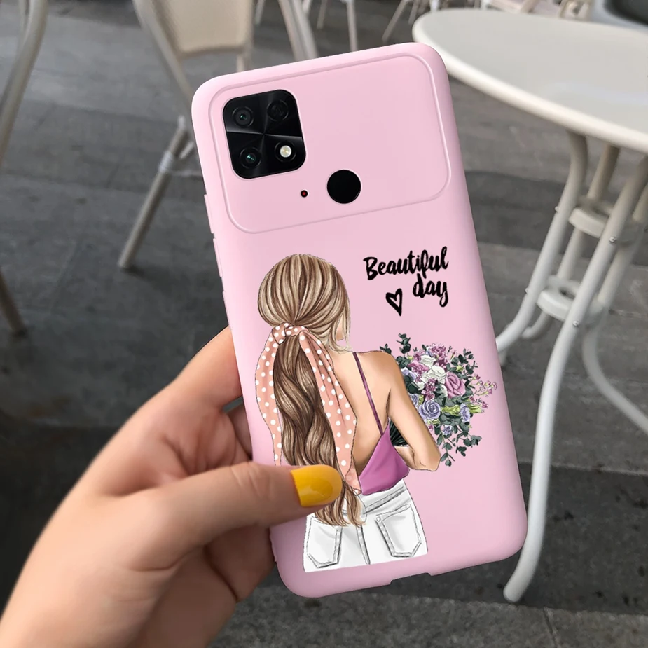 Luxury Cartoon Girls Soft Silicone TPU Bumper Case