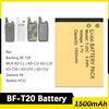 BF-T20 Walkie Talkie Battery T-20C WLN KD-C1 Li-ion KB-5C Rechargable Batteries 1500mAh 3.7V For KD-C2 KD-C10 KD-C50 KDC51 RT22S 1