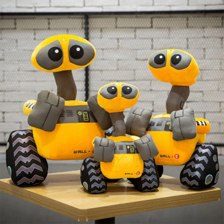 

Яркий робот Aoger из мультфильма Диснея «WALL-E», плюшевая Игрушечная модель робота, мягкая плюшевая кукла, игрушка, домашний декор, подарок для малышей и детей