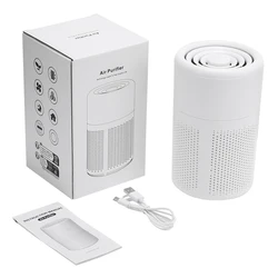 Compact HEPA Air Purifier & Freshener (WHITE)