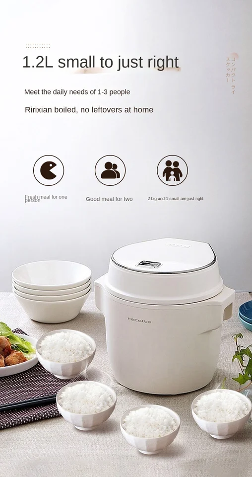 récolte Cooking Rice Cooker Recolte Healthy CotoCoto 2-stage Rice cooker And Steamer | eBay