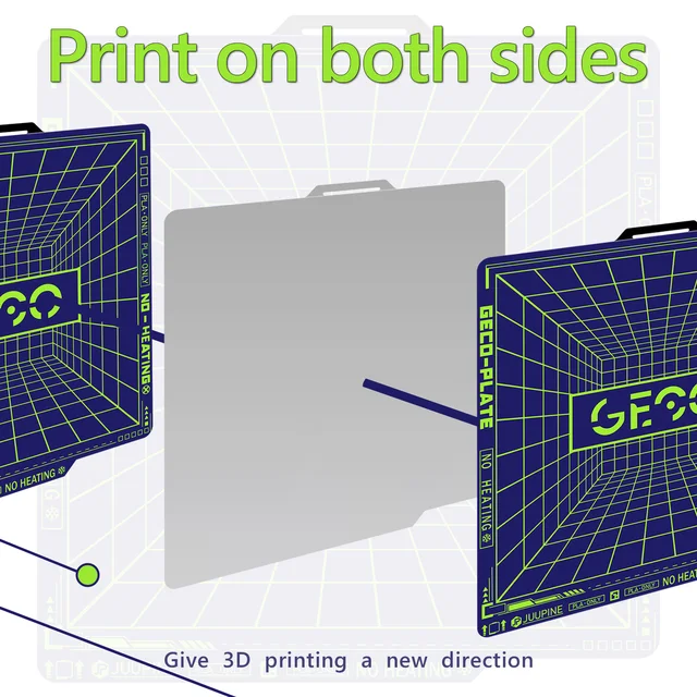 Piastra Di Costruzione PEI+PEO YOOPAI 257x257 Mm - Per Stampanti 3D Bambu Lab A1, X1, P1P/P1S