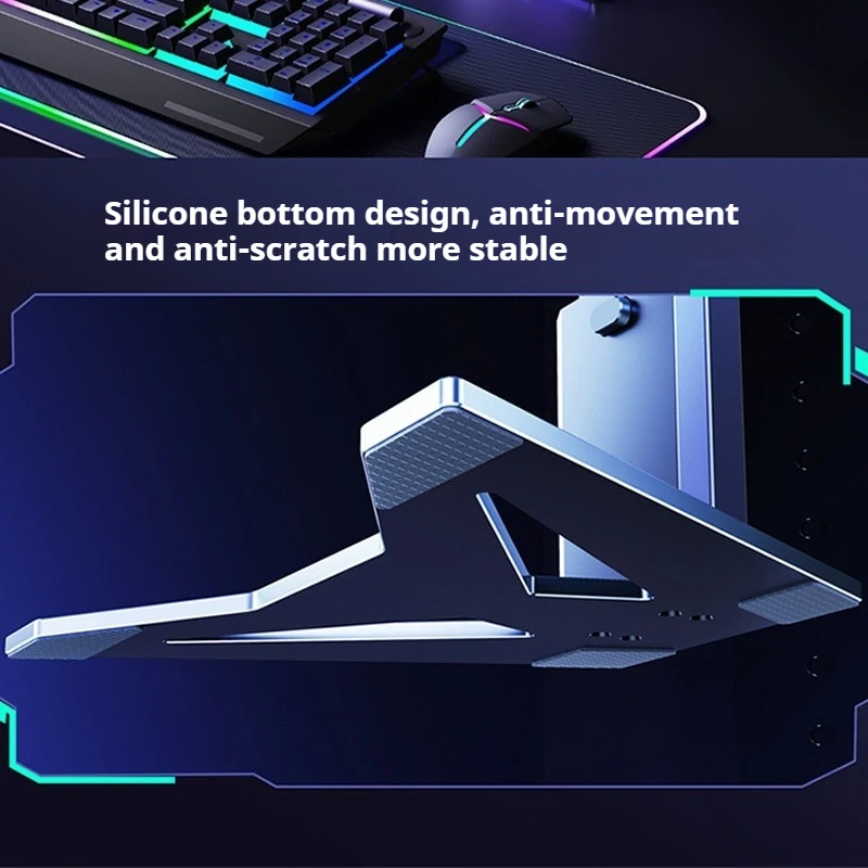 Eary Aluminum Laptop Stand Ergonomic Computer Stand Metal iPad Notebook Riser Compatible with Air Pro Dell HP Lenovo 12-18"Inch