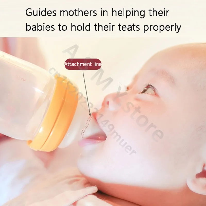 Silicone Nipple Shield Bottle Accessories Baby nipples for pigeon 2nd / 3rd generation bottles silicone natural taste wide diameter universal