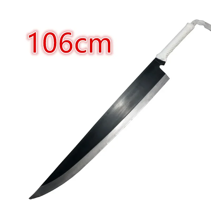 Sword Kurosaki Ichigo Sword Sky Lock Moon Zanpakutou Ninja Katana 1:1 Weapon Props Safety PU Toy