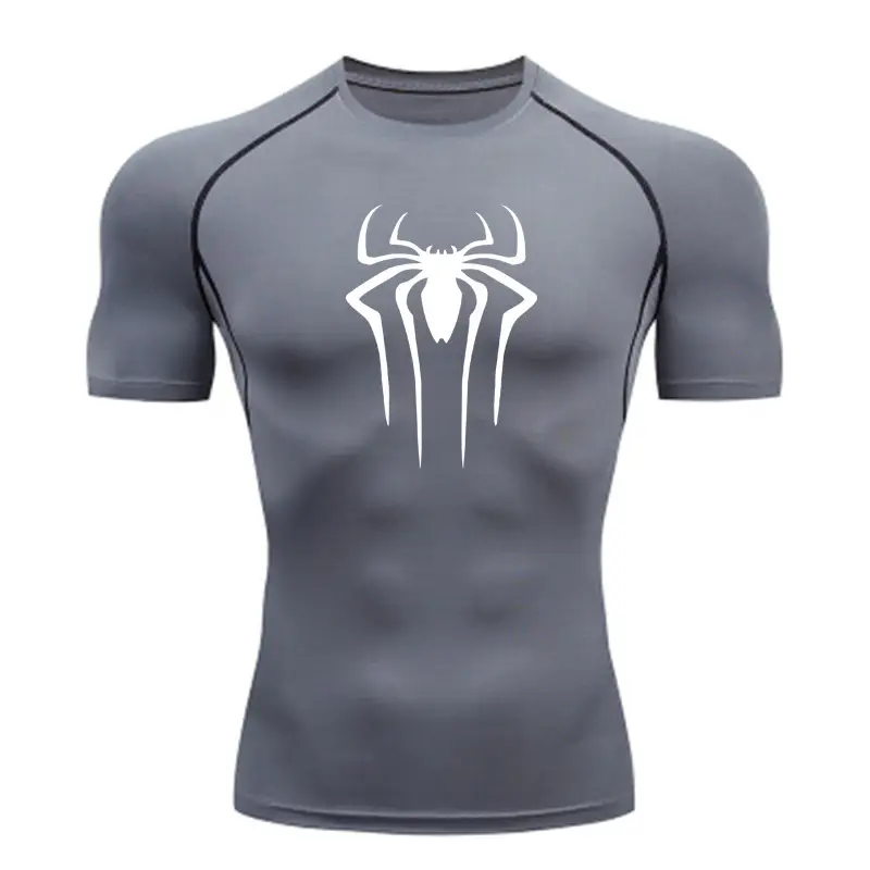 New Compression Shirt Men Fitness Gym Super Hero Sport Running T-Shirt Rashgard Tops Tee Quick Dry Short Sleeve T-Shirt For Men - Image 8