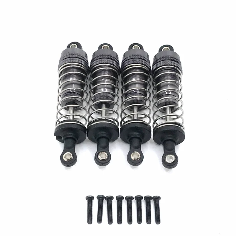 4PCs/1set Metal Shock Absorber for Wltoys 124019 144001 RC Car