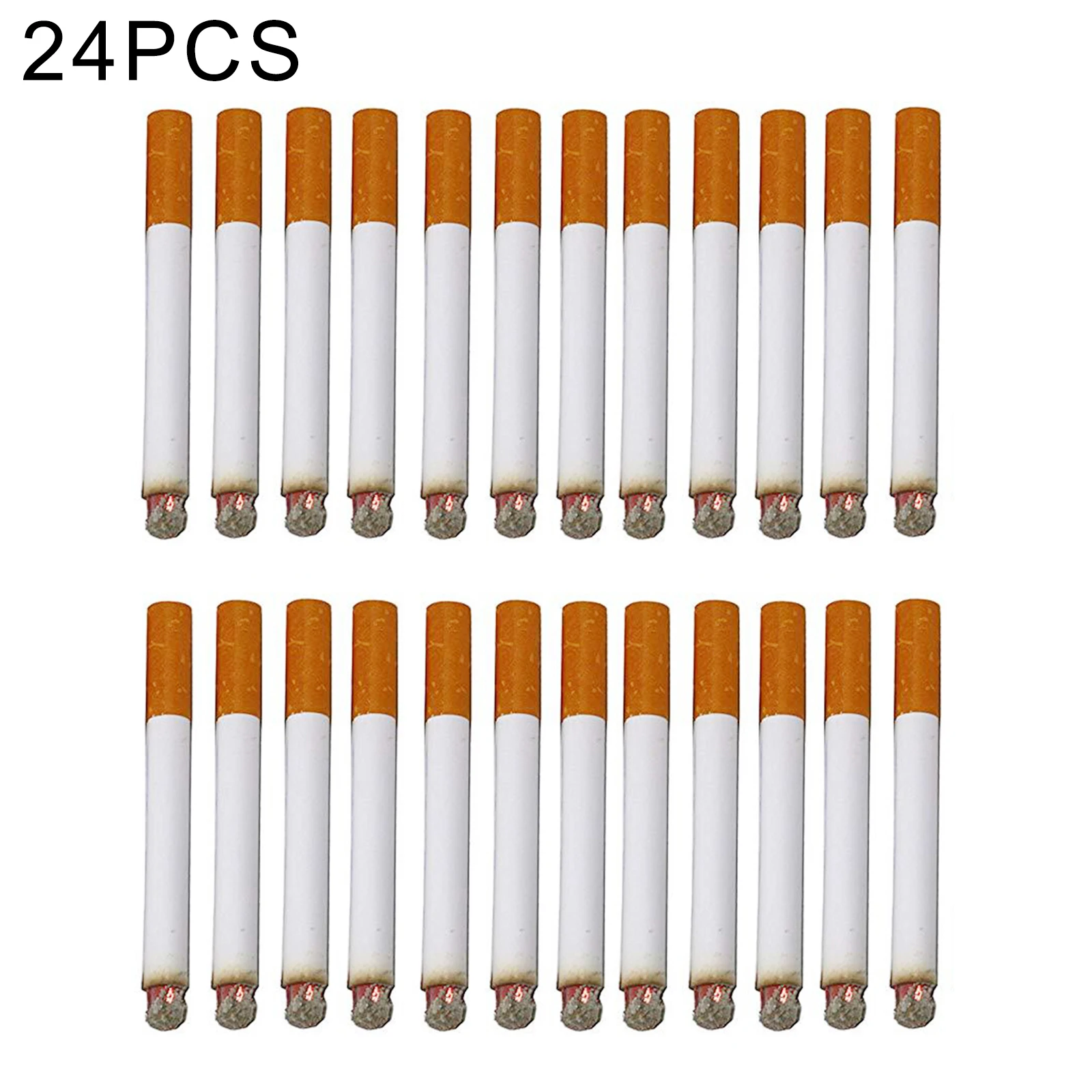 Joke Prank Magic Novelty Trick Fake Cigarettes 2/24/60pcs Fags Smoke Effect Simulation Cigarettes Realistic Looking