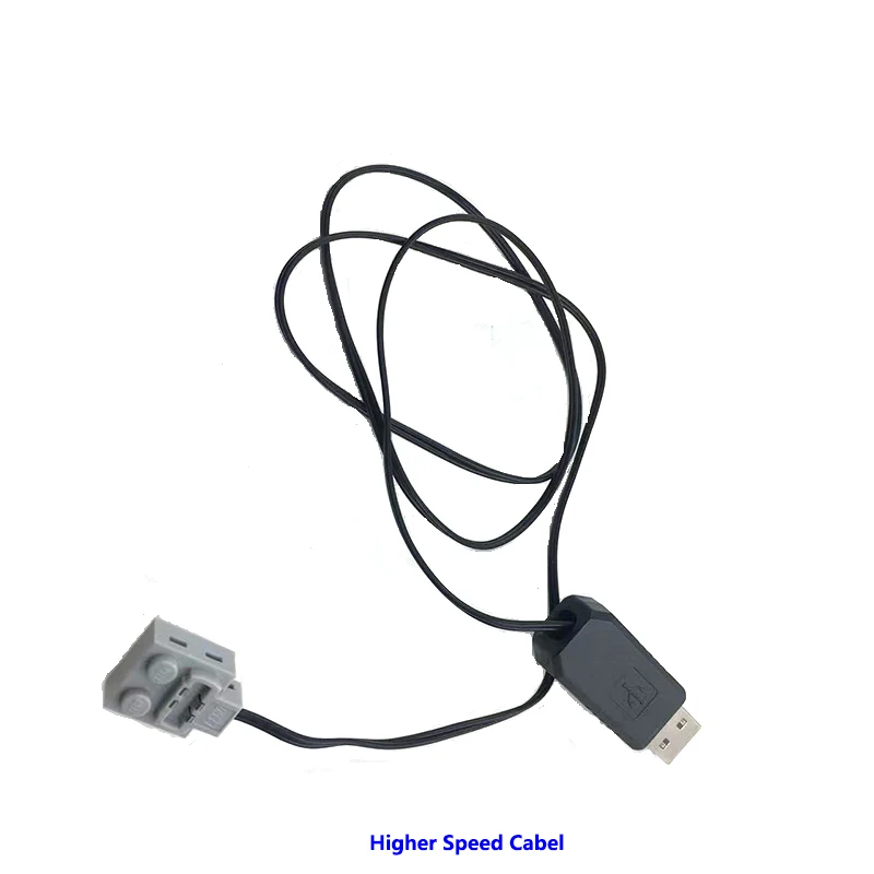 전원 기능 Ev3 9686 PF 익스텐션 케이블 빌딩 블록, 레고 9686 로봇 교육과 호환 가능, 어린이 Moc 브릭 장난감