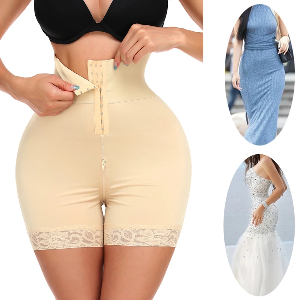 Fajas Women's Underwear Body Shaper Shorts Hip Enhancer High Waist Tummy  Control Butt Lifter Shapewear Waist Trainer Shapewear - AliExpress