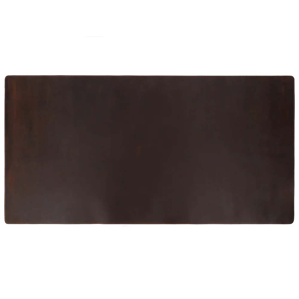 

Portable Large Mouse Pad Cowhide Leather Desk Mat Computer Laptop Mousepad Keyboard Anti-Slip Table Pad