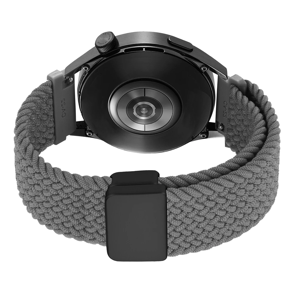 Braided Loop Strap with Parachute Buckle Nylon Watchband, 20/22mm