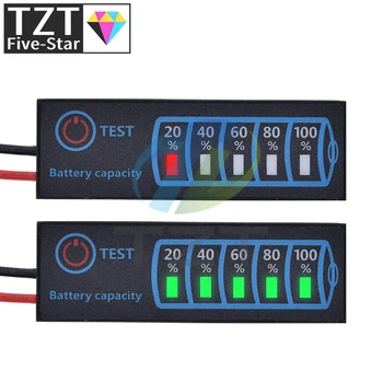 Indicatore del livello della batteria Batteria al litio ternaria serie 3 Tester per display della capacità della batteria al litio ferro fosfato al piombo