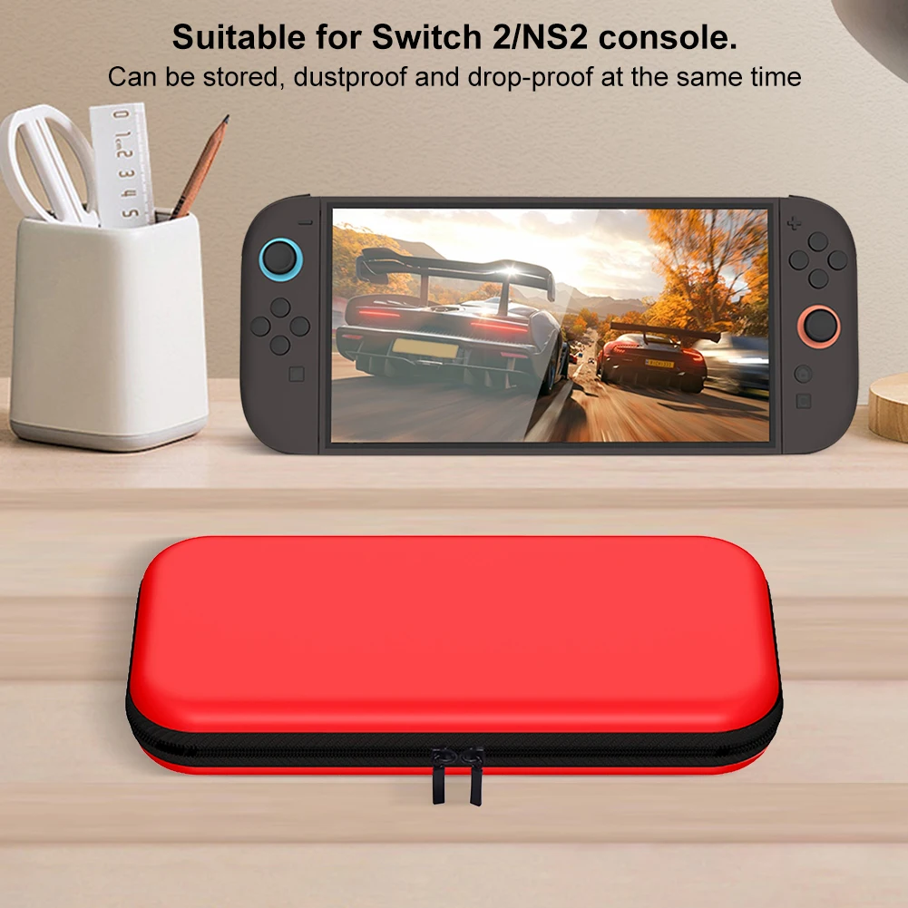 Travel Storage Pouch Portable Storage Bag EVA Hard Shell Carrying Handbag for Nintendo Switch 2 Game Consoles Accessories