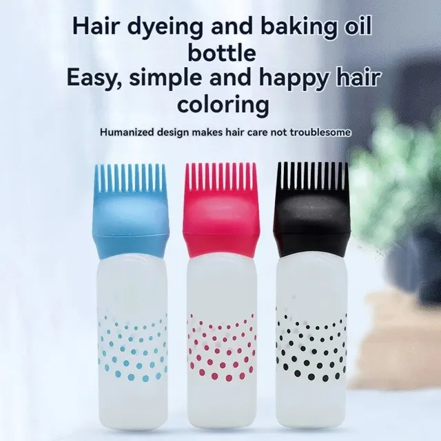 Hair Dyeing And Perming Potion Bottle Hair Dyeing Non-Stick With Scale Dry Cleaning Rinse Bottle Hair Salon Special Potion Care