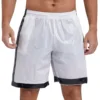 Swimear Mens Swimming Trunks Wet Look Boxer Shorts Drawstring Elastic Waist Pockets Contrast Stripes Beach Shorts Loungewear 3
