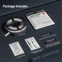 WS2805 Pixels LED Strip Light RGBCCT 5 in 1 Addressable LED Lights Dual Signal RGB WW CW 3000K-6500K DC12V 24V 1 IC to 3/6/7 LED - Image 3