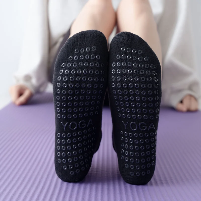 Calcetines de yoga Grips Mujer, Calcetines antideslizantes Fitness Yoga