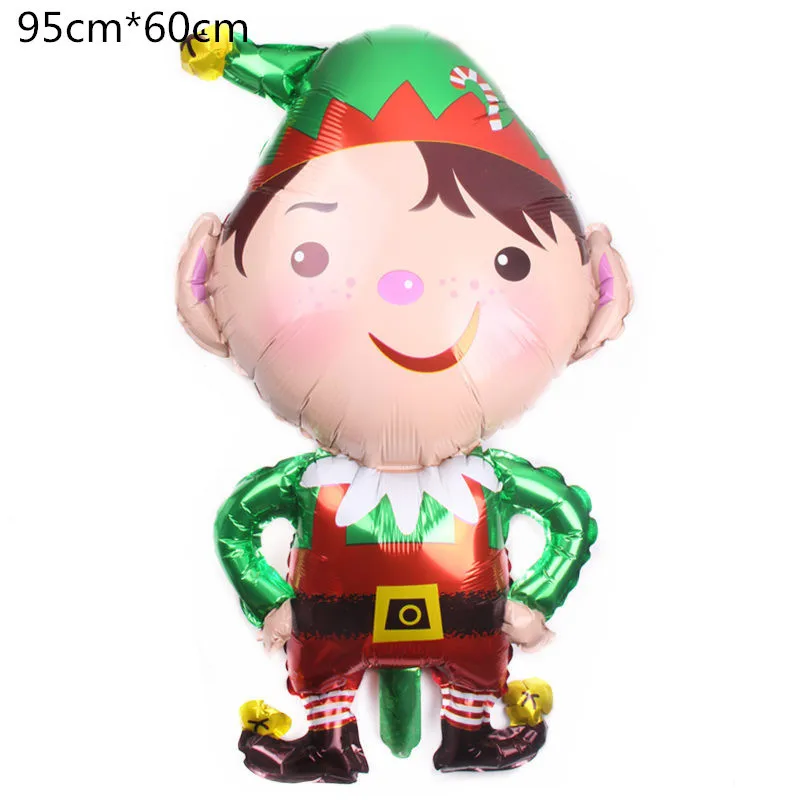 thumbnail image 1 of Globos navideños, decoración para año nuevo, muñeco de nieve, Papá Noel, globo, pequeños regalos navideños, juego de globos, regalos de fiesta para niños, 1 of 5