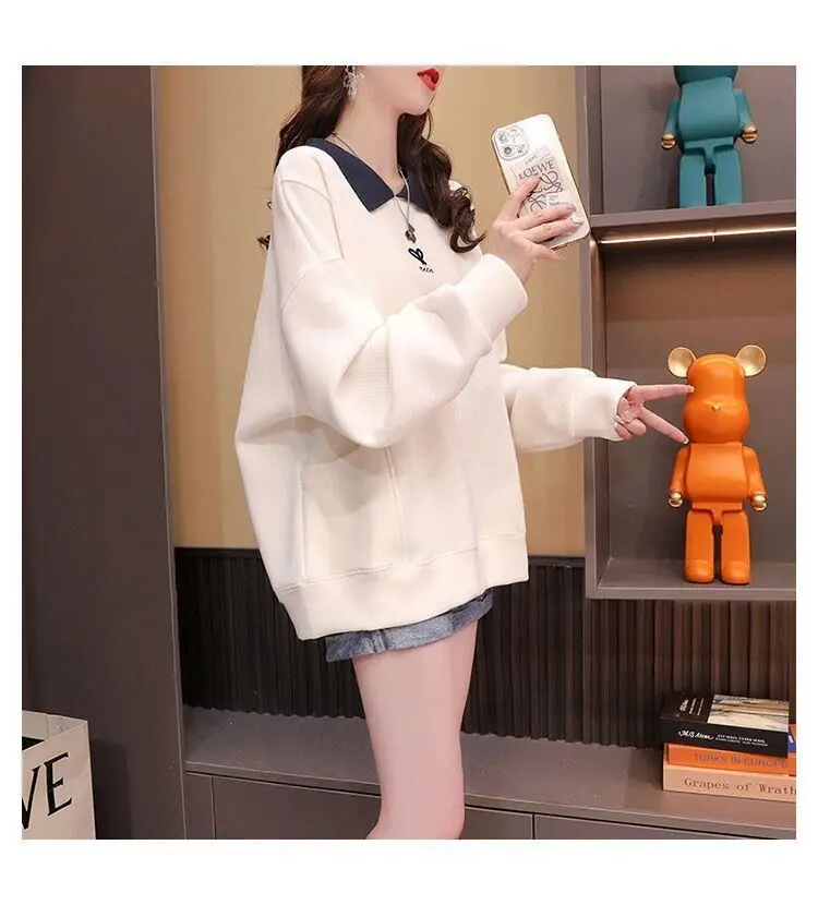 Streetwear Polo Neck Sweatshirt 18