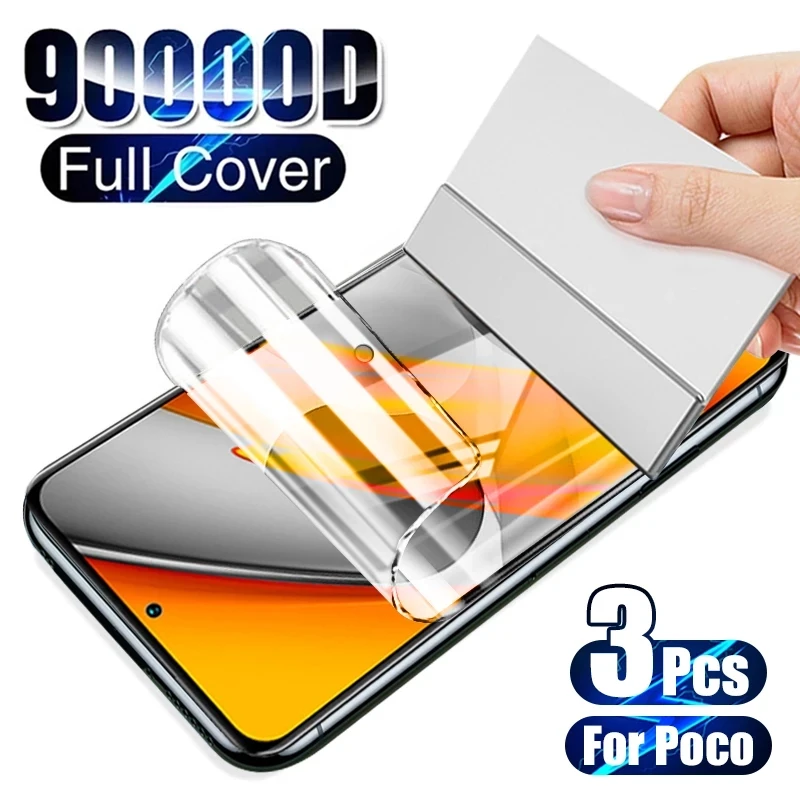 

3PCS For Xiaomi Mi 12 Hydrogel Film For Xiomi Xaomi 12 12 Pro Mi 12X Full Cover Casing Screen Protector Soft Hydrogel Film