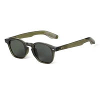 Tendance dégradé bleu coquille de tortue Rivets lunettes de soleil femmes marque concepteur Vintage petit carré hommes nuances lunettes de soleil UV femme 2