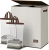 Luxury Double Laundry Hamper with Lid and Removable Laundry Bags, Large Hamper for Laundry, Laundry Basket 2 Sections 1