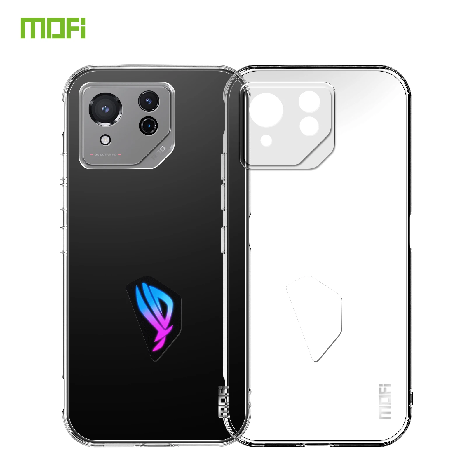 For Asus ROG Phone 8 Case MOFi Ultra Thin Soft TPU Clear Back Cover Phone Cases For Asus ROG Phone 8