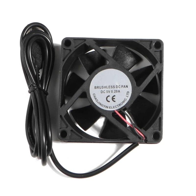 70mm USB 팬 5V 브러시리스 냉각 팬 3D 프린터 용 이중 볼 베어링 팬 컴퓨터 케이스 팬 CPU 쿨러 DIY 냉각