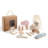 Wooden Children's Simulation Makeup Set Girls Role Play Hair Comb Brush Mirror Mascara Gifts Toy Girl Montessori Makeup Toy 1