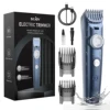 Professional Electric Hair Clipper Men Cordless Hair Trimmer Rechargeable LED Display IPX7 Adjustable Speed Hair Cutting Machine 1