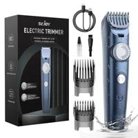 Professional Electric Hair Clipper Men Cordless Hair Trimmer Rechargeable LED Display IPX7 Adjustable Speed Hair Cutting Machine 1