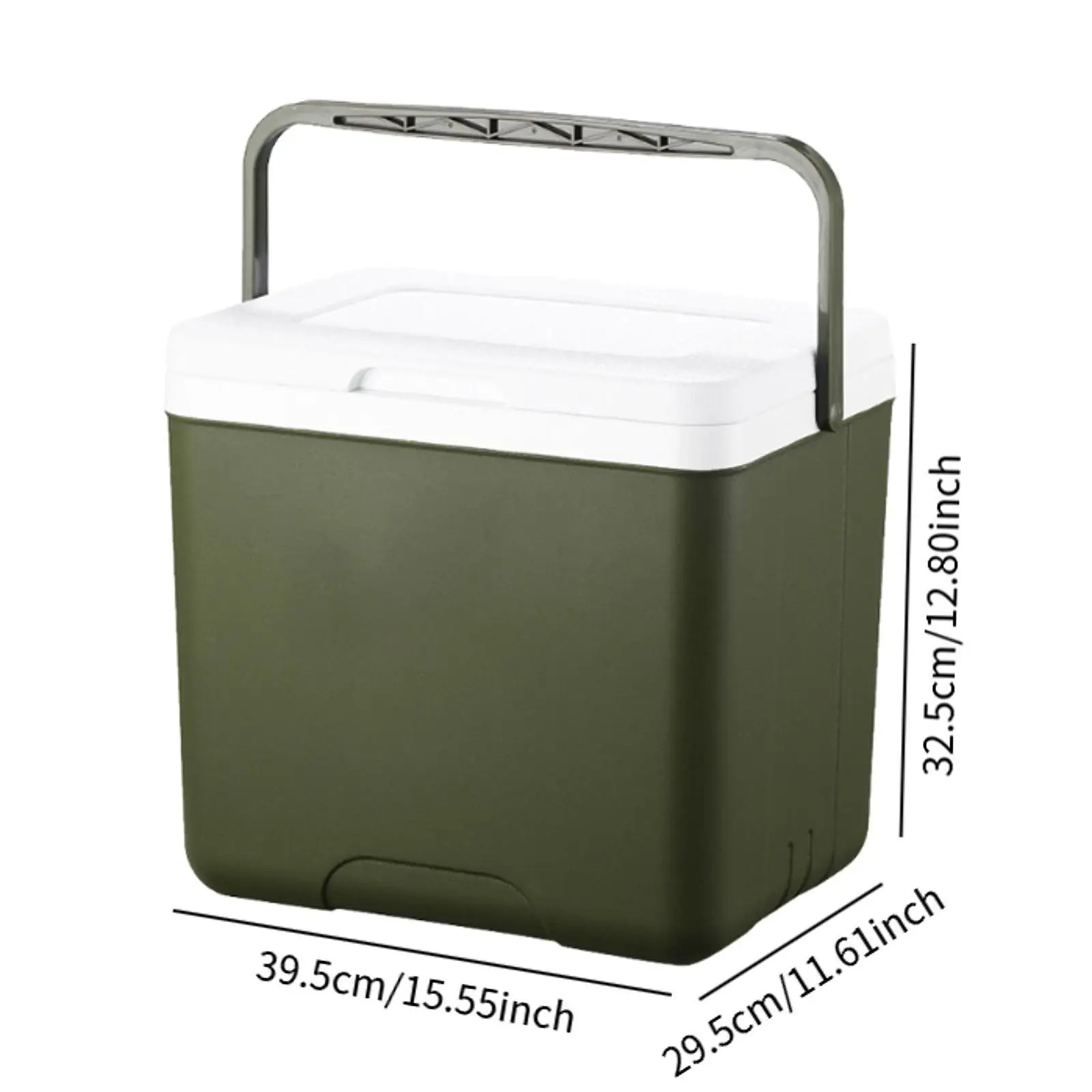 Cooler Box Container Portable Beverage Storage Organizer Hot/Cold Retention Cooler Ice Chest Small for BBQ Picnic Beach Party