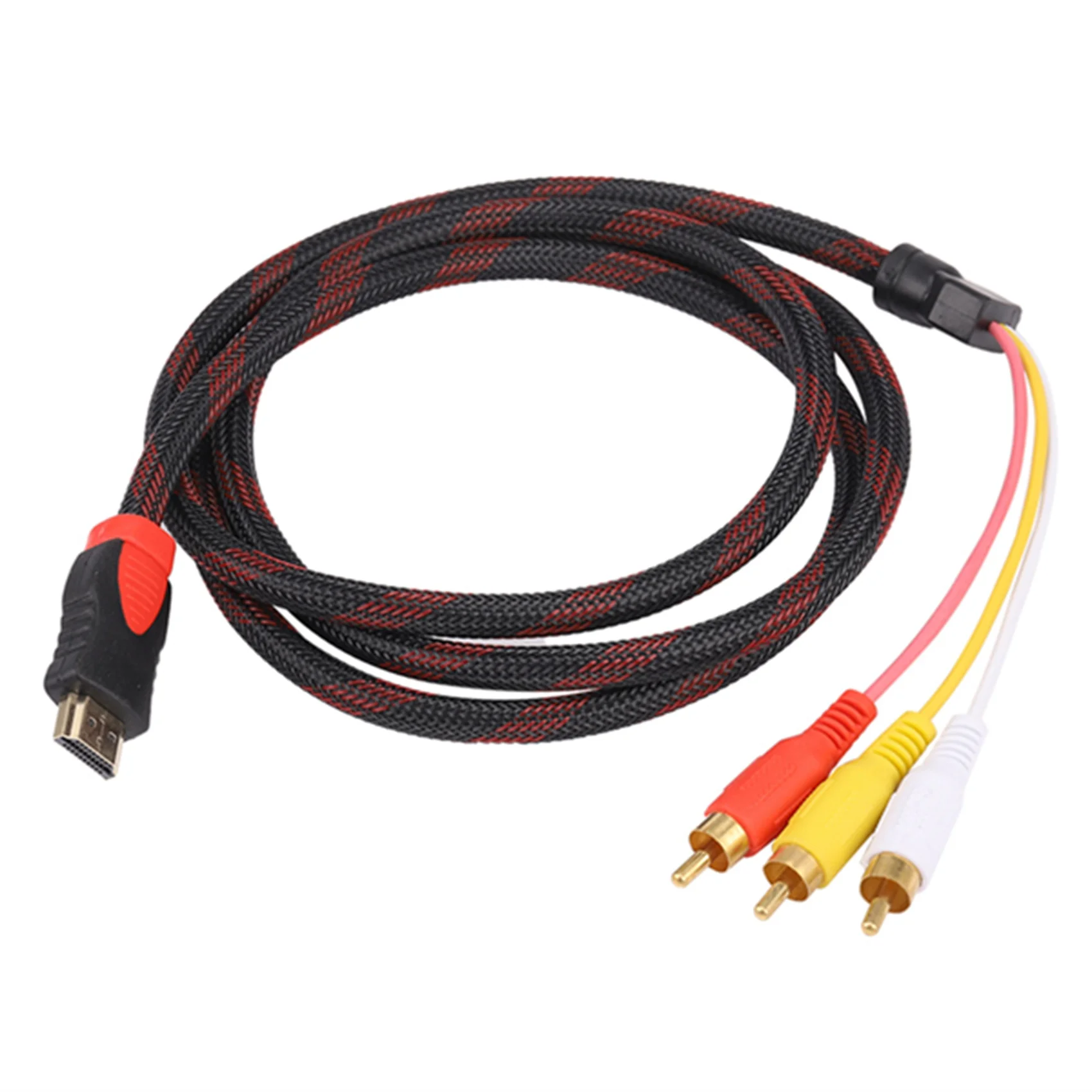 Hdmi macho para adaptador macho rca, cabo av, para ps3, ps4, para xbox one, wii, mais novo