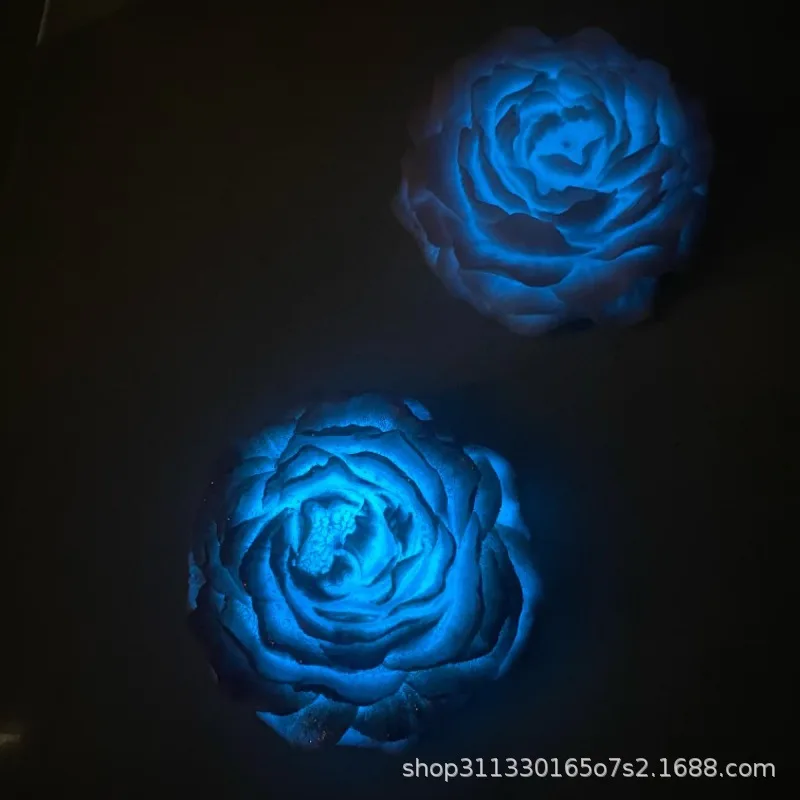Low Temperature Candles Luminous Quicksand Camellia Rose Candle40Coconut Wax Soy Wax Good Tear and Pull Sexy Candle