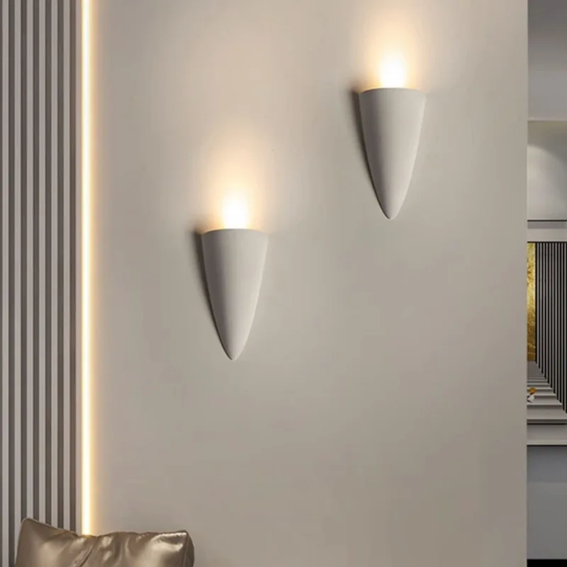 

Wall lamp torch cone wall LED wall without main lamp gypsumorridor lamp exposed installation minimalist style spotli