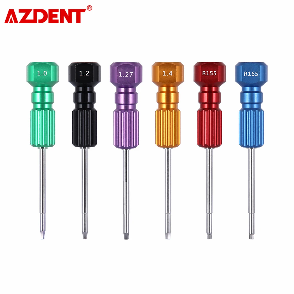 AZDENT-치과 임플란트 스크류 드라이버, 스테인레스 스틸, 마이크로 스크루 드라이버, 임플란트 드릴링 도구, 치과 기구