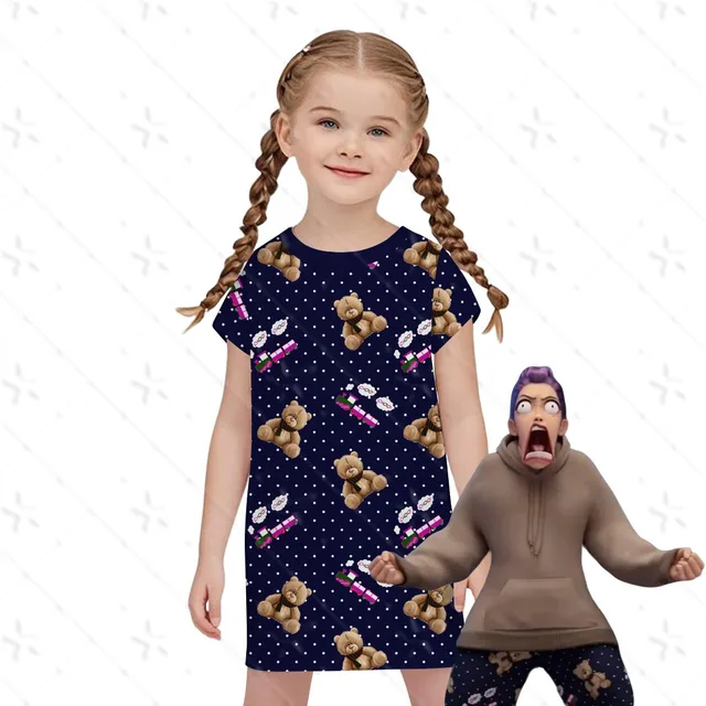 Pyjama Enfant 2 Pièces Style K-pop Huntrix/X - T-shirt Manches Longues + Pantalon, Pour Déguisement, Fête, Quotidien