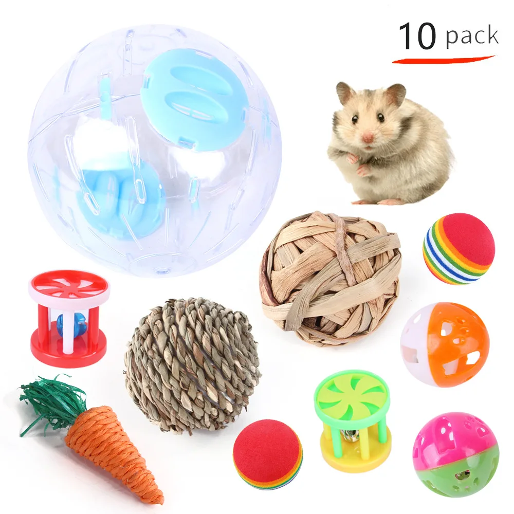 

Hamster Wooden Toy Set Manufacturers Pet Rabbit Guinea Pig Grass Ball Molar Supplies Jumping Platform Villa Set Hamster Toys