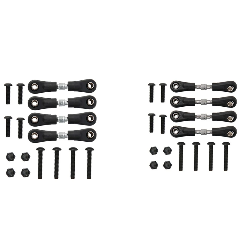 4Pcs Link Pull Rod Per 1/10 Rc Drift On Road Touring Car(Hsp Hpi Himoto Sst Racing Lrp 3Racing Tamiya 58658 Kyosho)