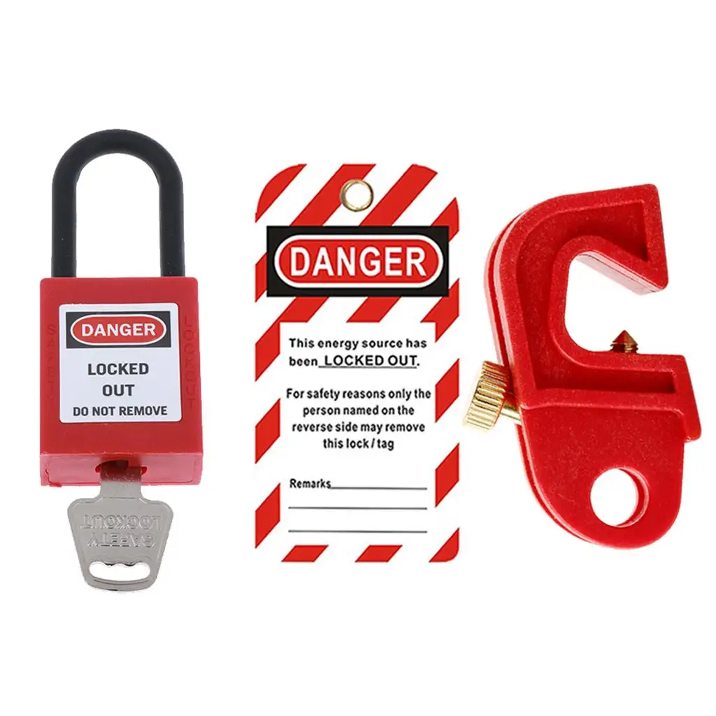 Circuit Breaker Lockout Set Universal MCB Lockout Safety Pin Plastic Anti-cut Device for Workshop Use Circuit Breaker Lockout Set Universal MCB Lockout Safety Pin Plastic Anti-cut Device for Workshop Use