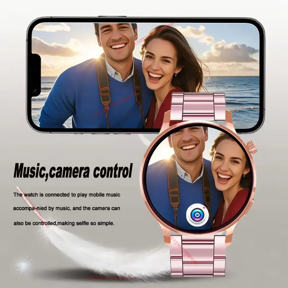 Nuovo Smartwatch 2026 per Uomo con Schermo AMOLED HD, GPS, Tracciamento del Movimento, Frequenza Cardiaca, Chiamate Bluetooth, Impermeabile per Android iOS - immagine 5