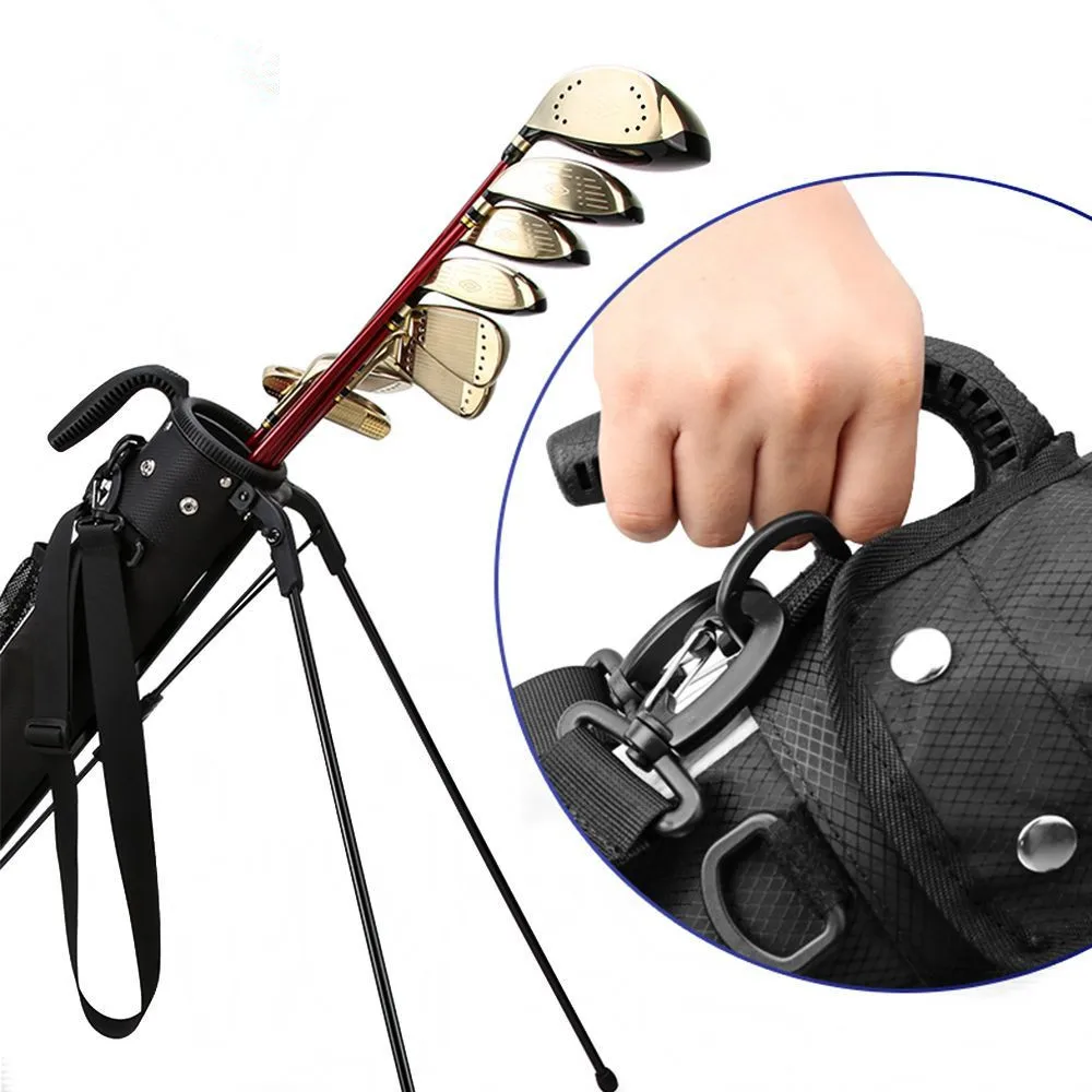 Large Capacity Golf Bag with Bracket for Men and Women, Waterproof, Lightweight, Golf Bag