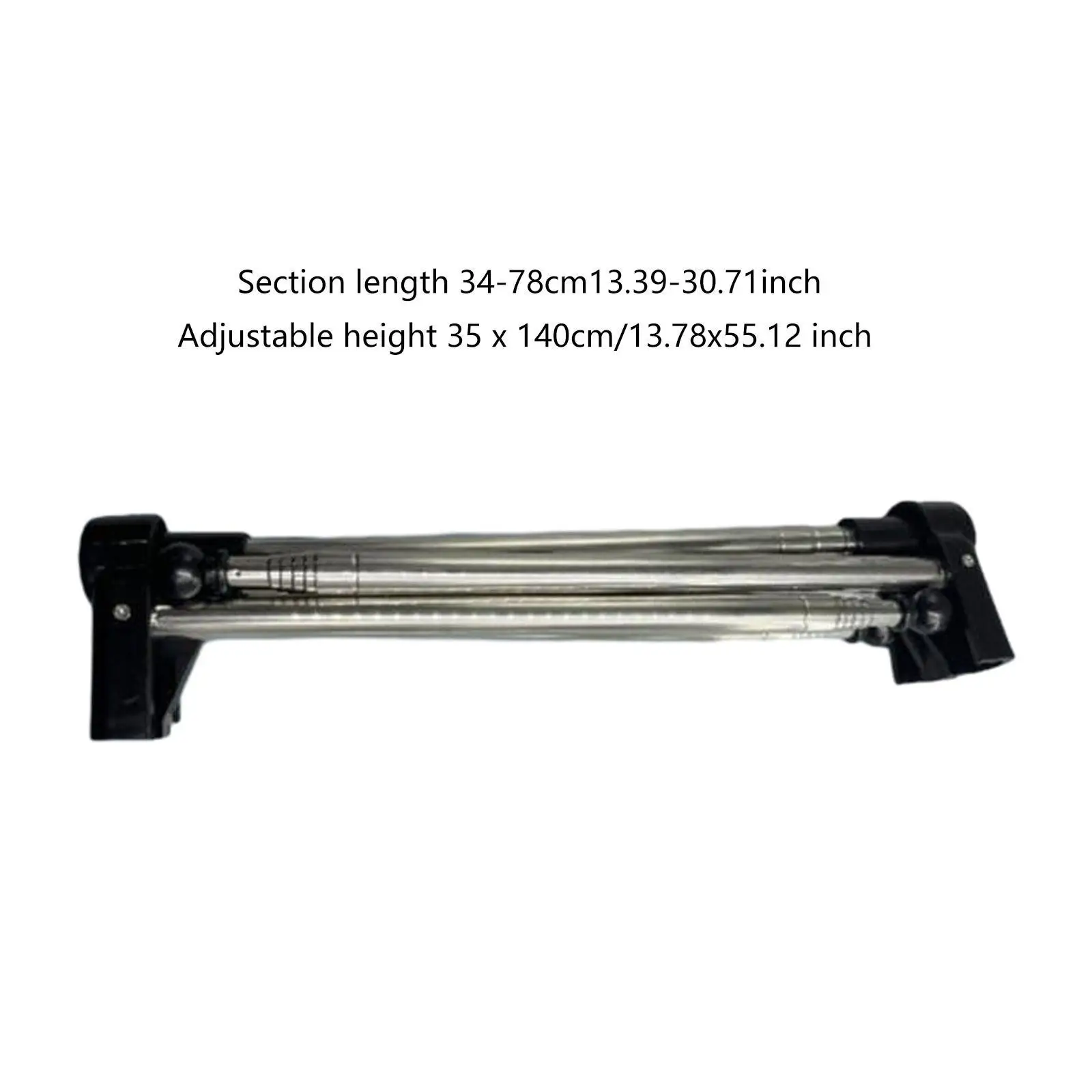 Portable Travel Garment Rack Metal Clothes Rail for Dance Outdoor Hotel Room