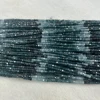 Natural A+++ Multiple Tourmaline Edge Faceted Cube Beads 2.5mm，Selected Color, Light Dark Blue/Yellow-Green,For Jewelry Making 5