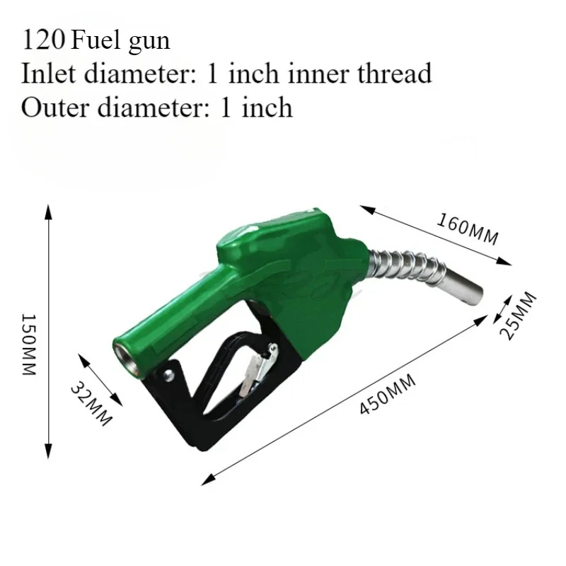 120 Caliber One Inch Fueling Tool Suitable for Diesel Gasoline High Flow Caliber Refueling Machine Accessories
