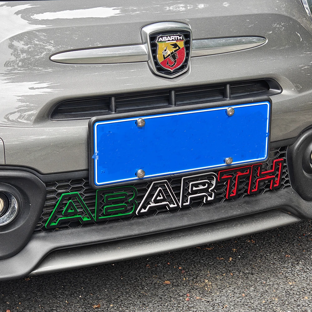 ABS 材料 11 個車外装クリックオンフロントグリルメッシュレターカバー