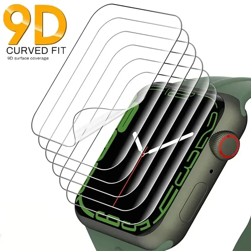 Hydrogel Film for Apple Watch 9 5 6 SE 3 2 1 40MM 44MM 42MM 38MM Screen Protector for Apple Watch Ultra 49MM 7 8 41MM 45MM