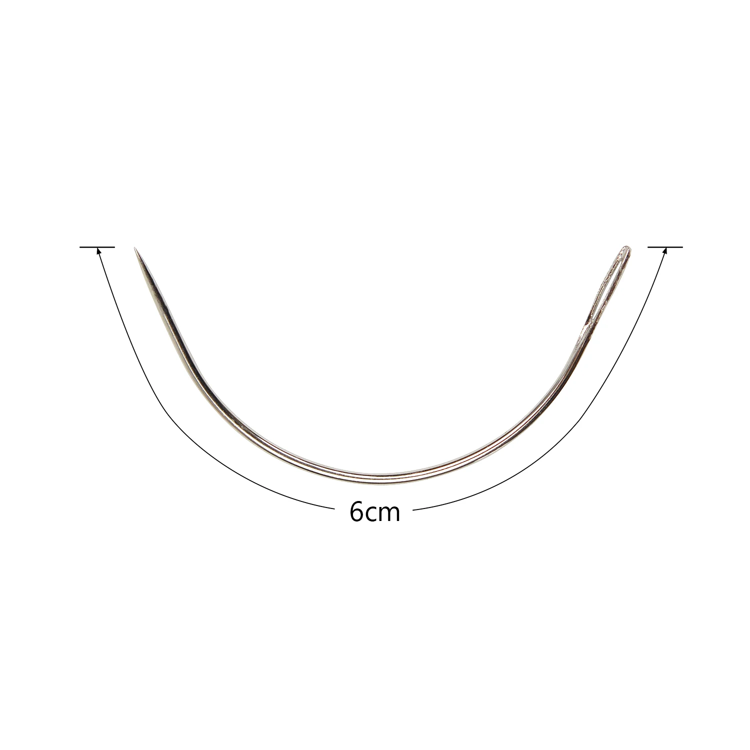 Curved Needles 12Pcs/Pack 6Cm/9Cm C-Type Sewing Tools for Weaving Cap Hair Extensions Tools Wigs Making Needles hair extensions tool,lace wig needles