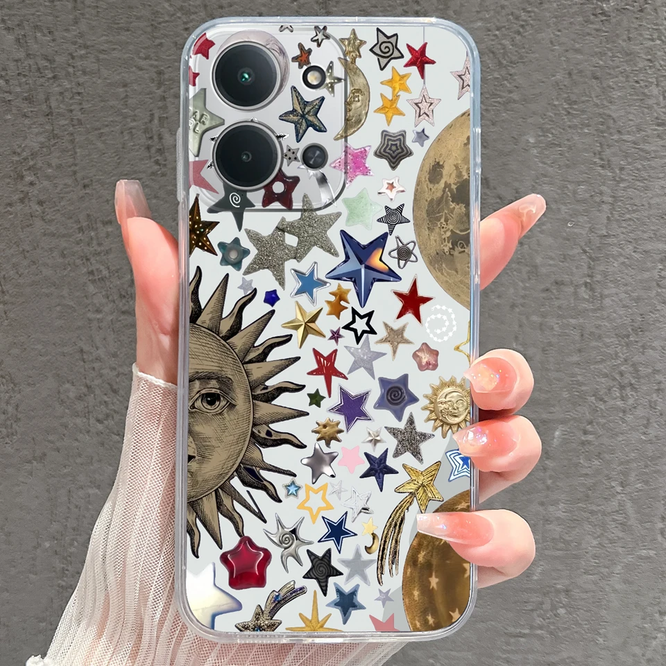 Cartoon Penguin Pig Shockproof Transparent Phone Shell Bumper